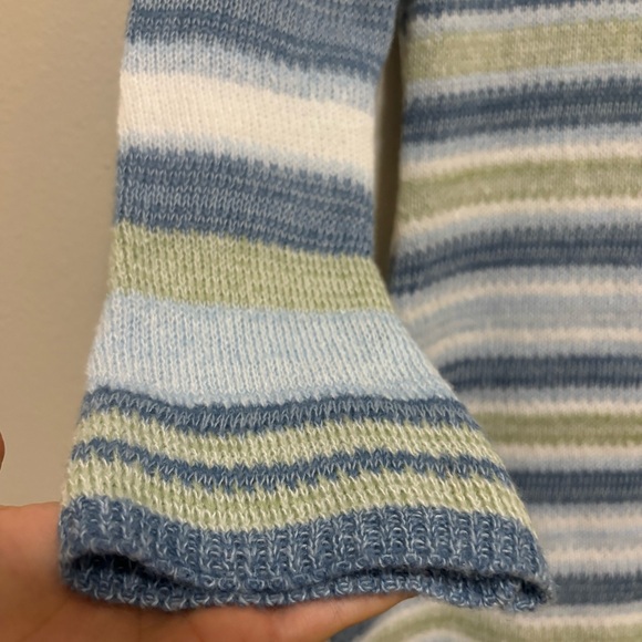 Backless Knit Mini Dress Long Sleeve , Sweater Dress, Summer Beach Wear☀️⛅️ - Picture 3 of 5